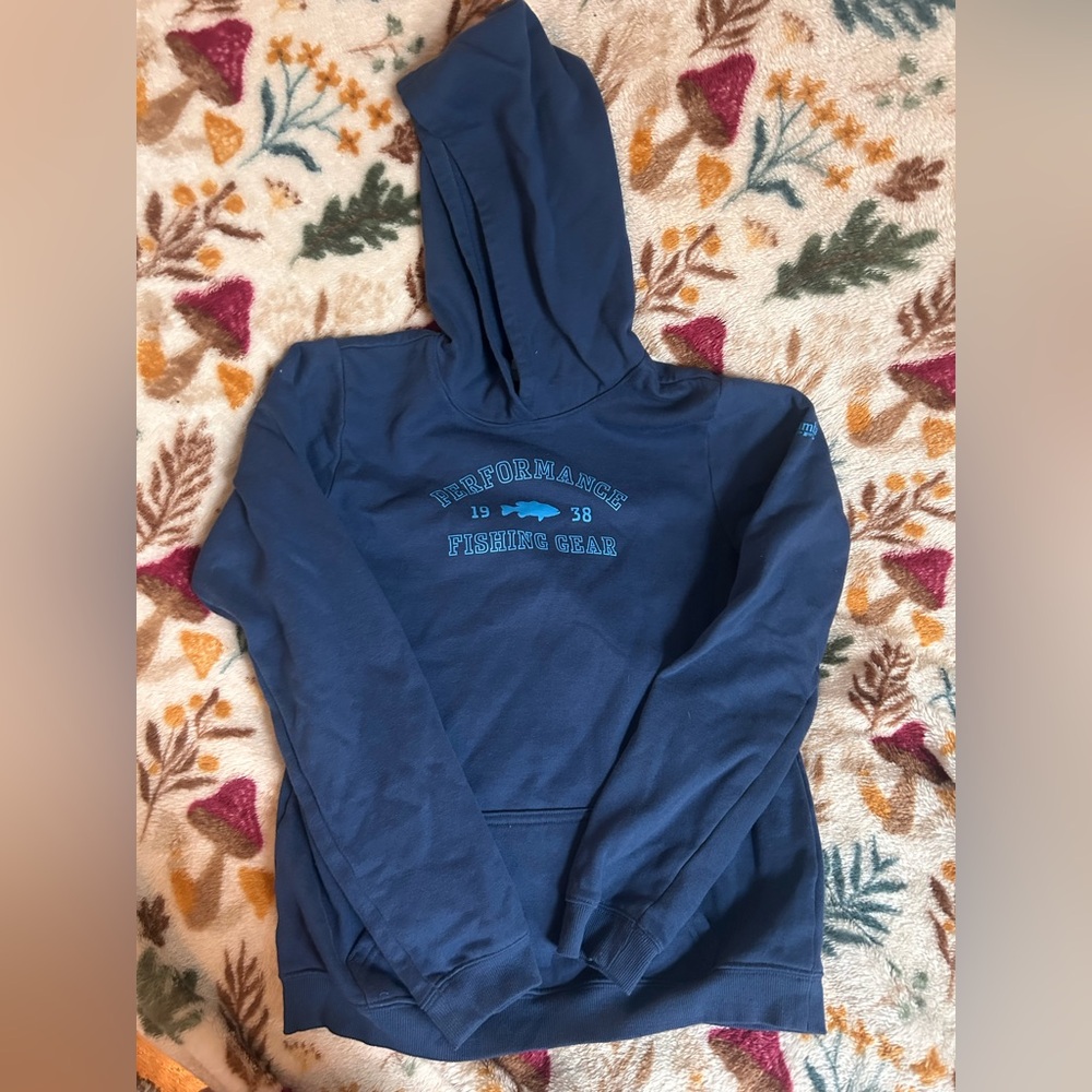 Blue Performance Fishing Gear Columbia Hoodie